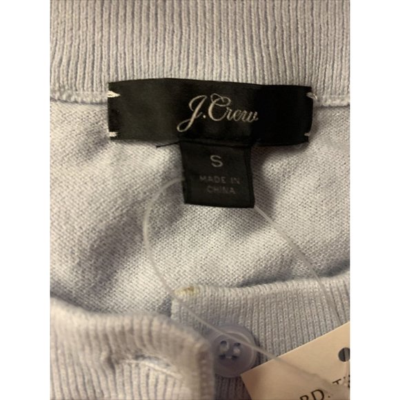 J. CREW Blue Button Front Crew Neck Cardigan - Picture 5 of 7